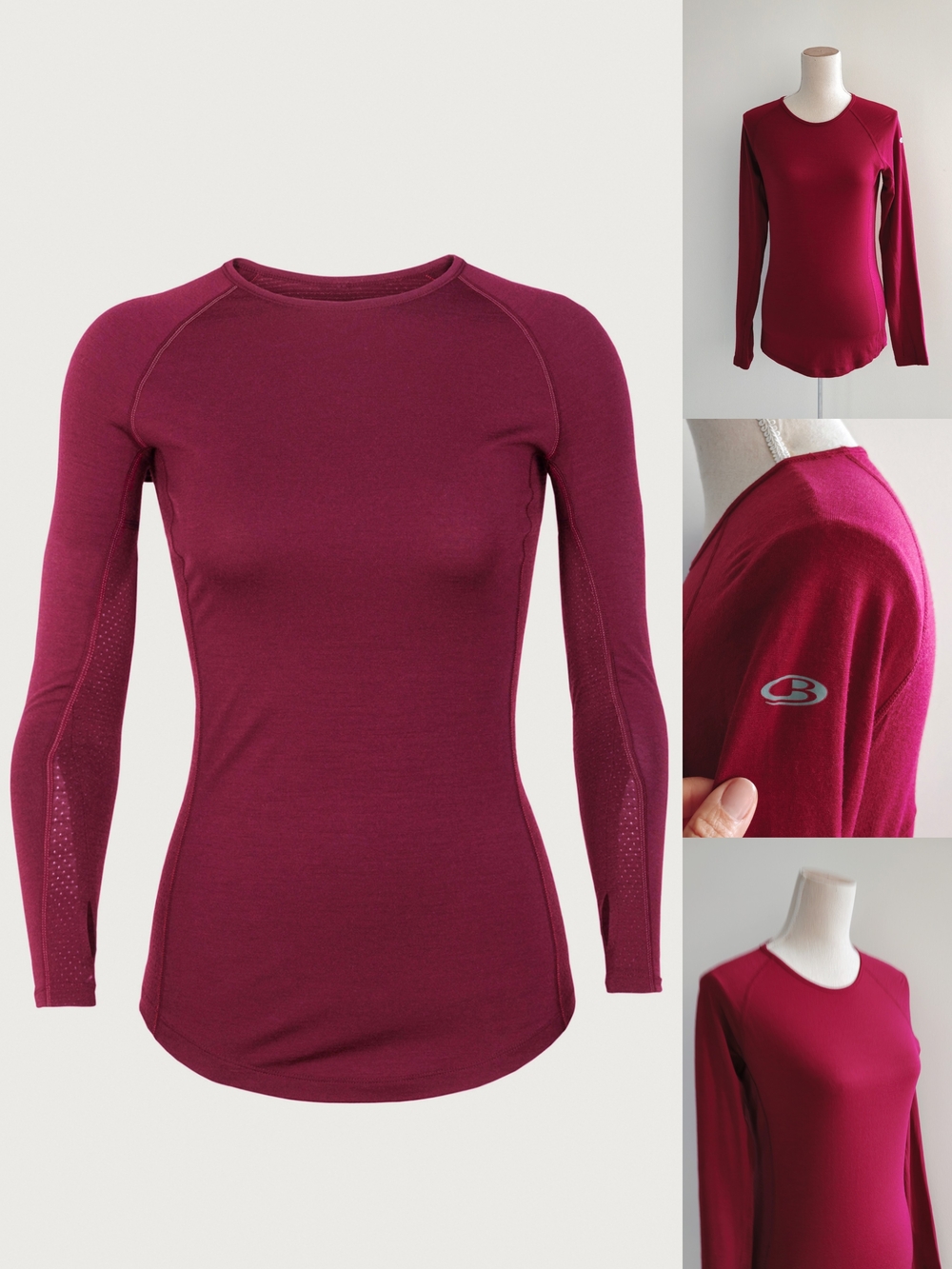 Icebreaker 200 Zone Crewe long sleeve base Layer